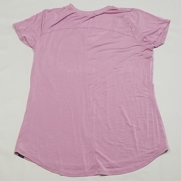 Prana Shirt Women's Small Short Sleeved V-neck Front Pocket Exercise Gym Yoga - Picture 5 of 6